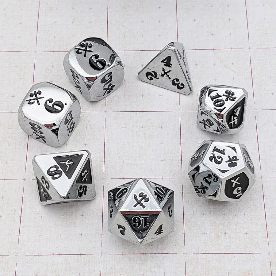 Slashing Damage - Metal, Chrome/Black (7)