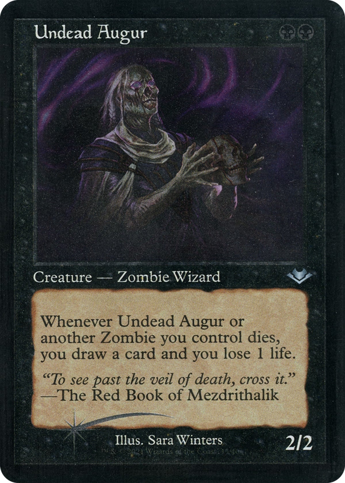 Undead Augur (Retro Frame) (Foil Etched)