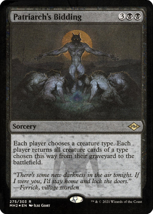 Patriarch's Bidding (Foil Etched)