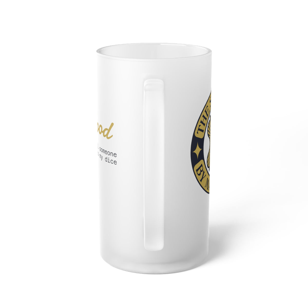 Lawful Good Frosted Beer Mug