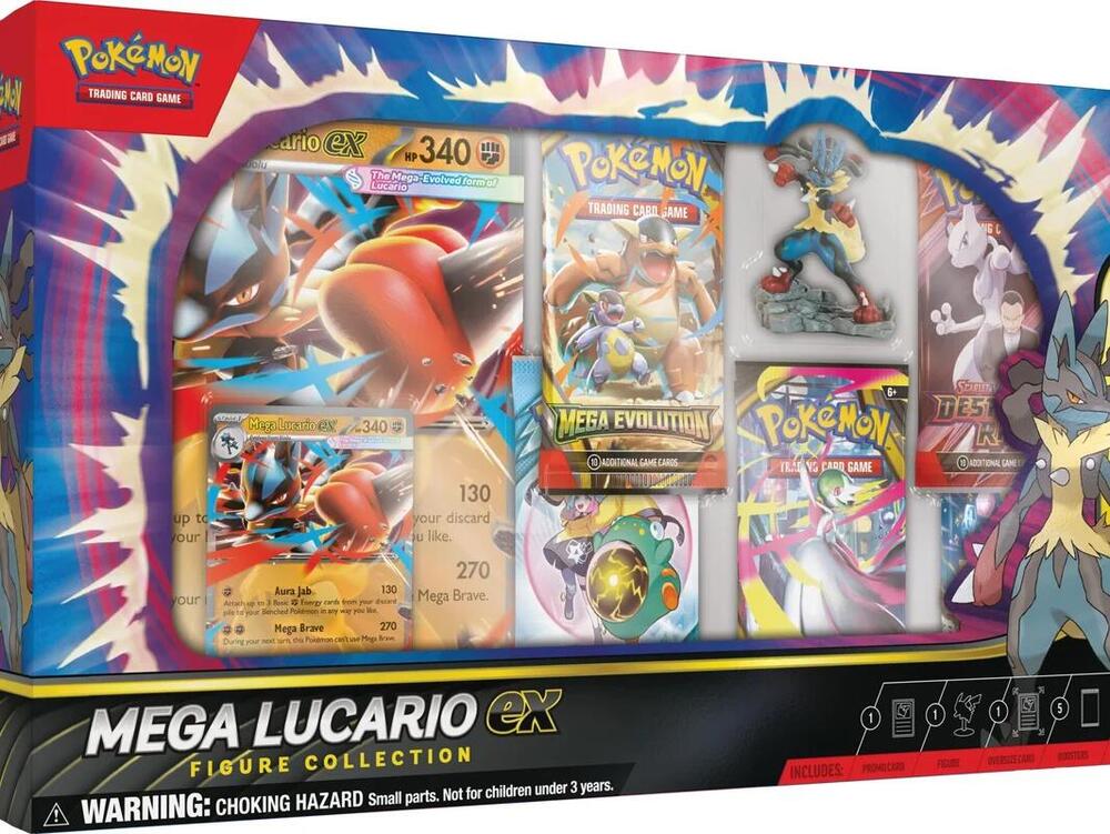 Mega Lucario ex Premium Figure Collection - Miscellaneous Cards & Products (MCAP)