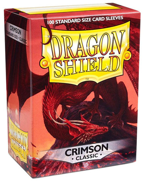 Dragon Shields: (100) Matte Crimson