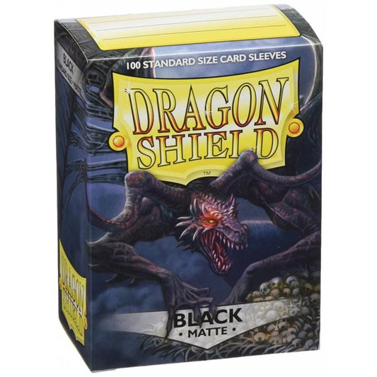 Dragon Shields: (100) Matte Black