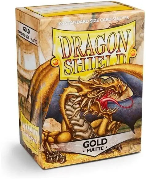 Dragon Shield - Gold - Matte Sleeves (Standard)