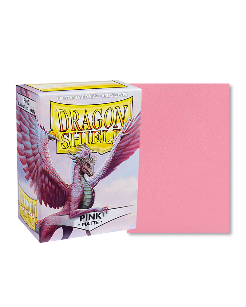 Dragon Shields: (100) Matte Pink