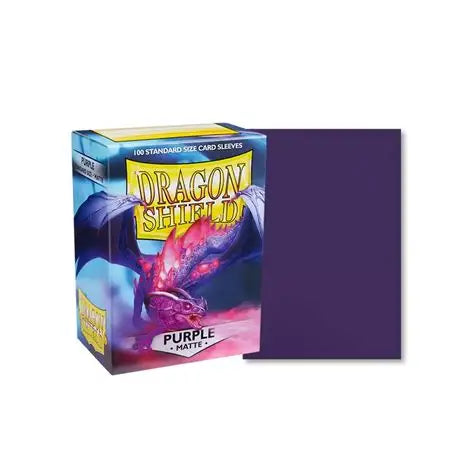 Dragon Shields: (100) Matte Purple