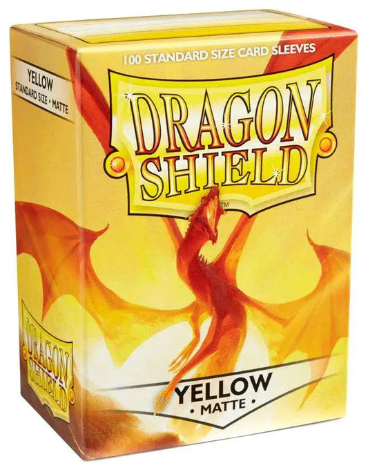 Dragon Shields: (100) Matte Yellow