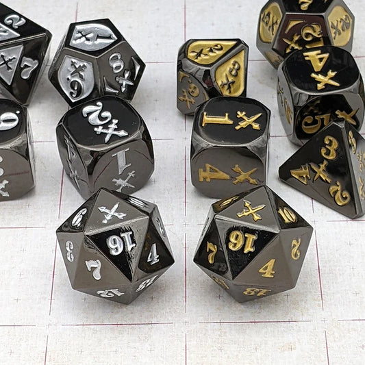 Piercing Damage - Metal, Black/Silver (7)
