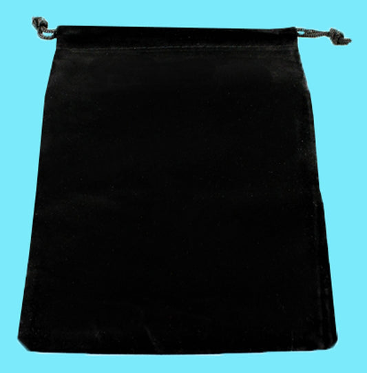 Black Velour Dice Pouch- small