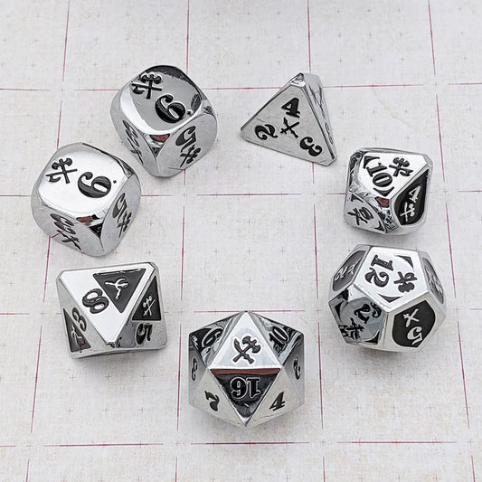 Slashing Damage - Metal, Chrome/Black (7)